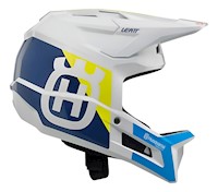 Casco Husqvarna Gravity Edrive Niño Blanco/azul/amarillo T-m